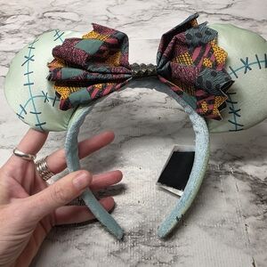 Disney Parks Nightmare Before Christmas Sally Minnie Mouse Ears Headband